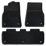 Tesla Model Y Long Range TPE Floor Mat Set with Carpet | 2020–2026 | 6-Piece